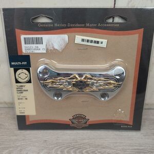 Flames Upper Handlebar Clamp for Harley-Davidson Softail or Sportser (56101-98)
